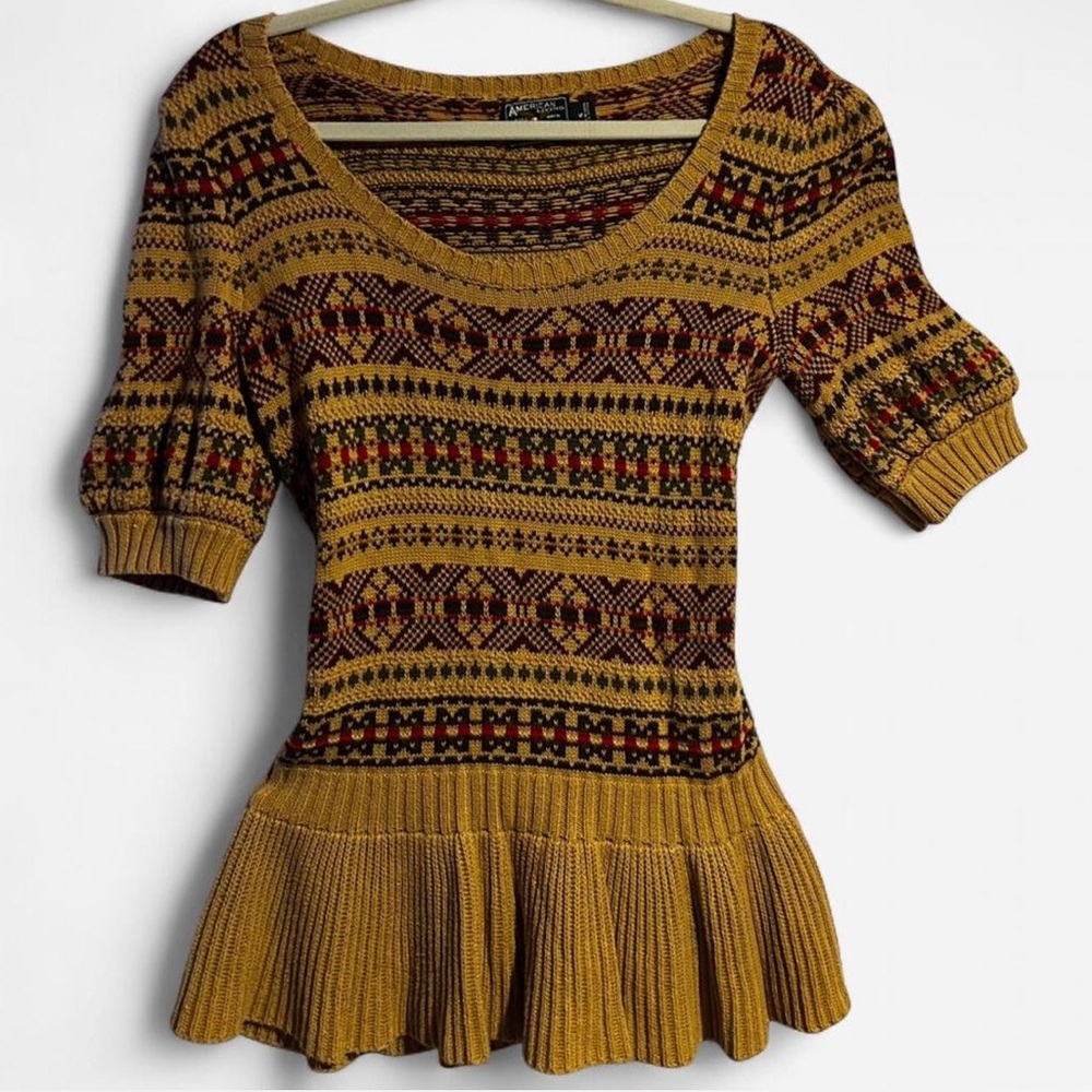 American Living Multicolor Knit Sweater